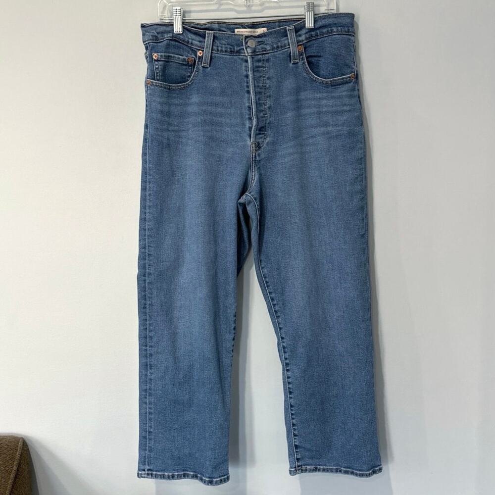Levi's Ribcage Straight Ankle Jeans Women's Size 32